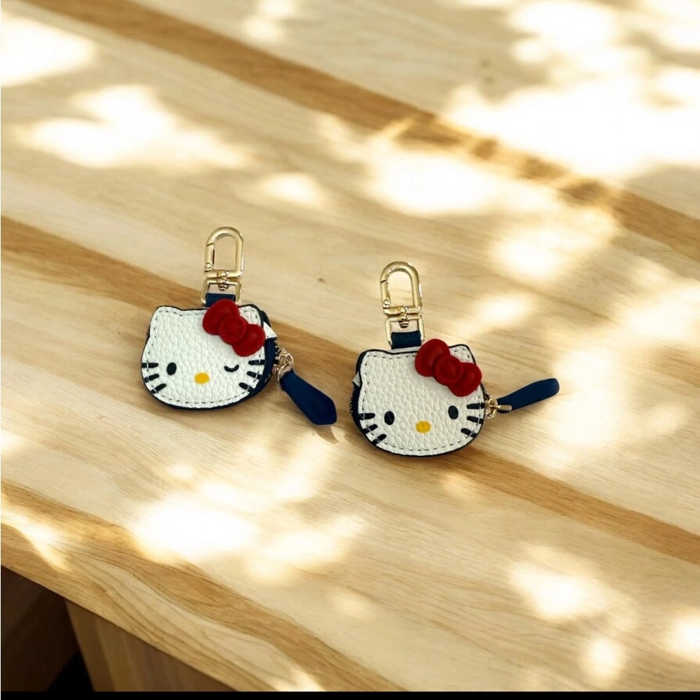 Hello Kitty Faux leather bag charm